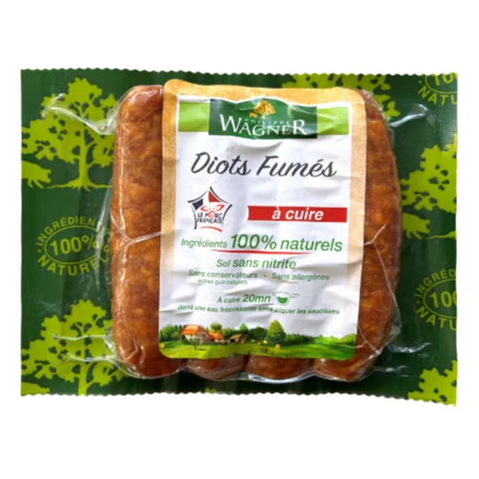 Saucisse diot nature 4x