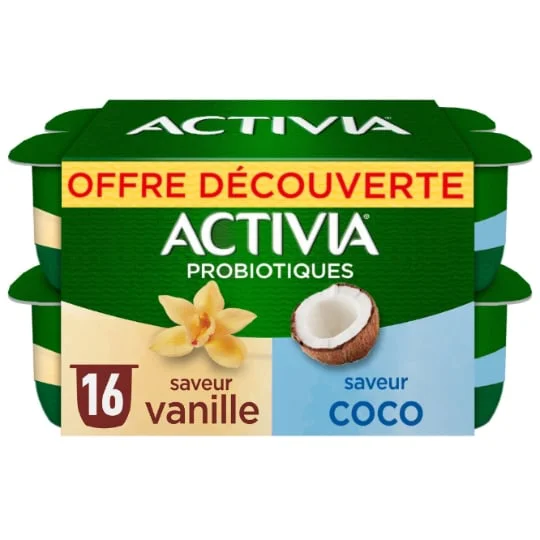 Yaourt saveur vanille coco bifidus