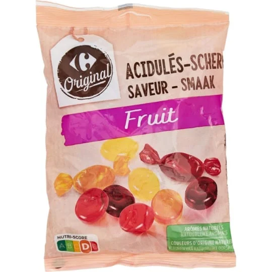 Bonbons acidulés saveur fruit