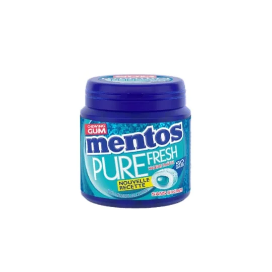 Chewing-gum pure fresh menthol eucalyptus sans sucres