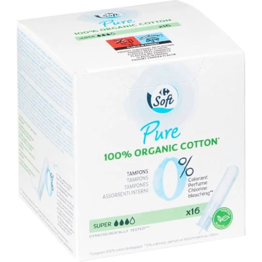 Tampons Pure Super avec applicateur