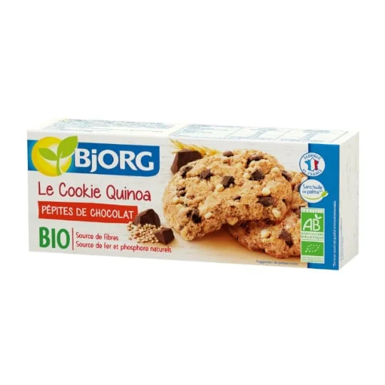 Biscuits cookies pépites choco quinoa