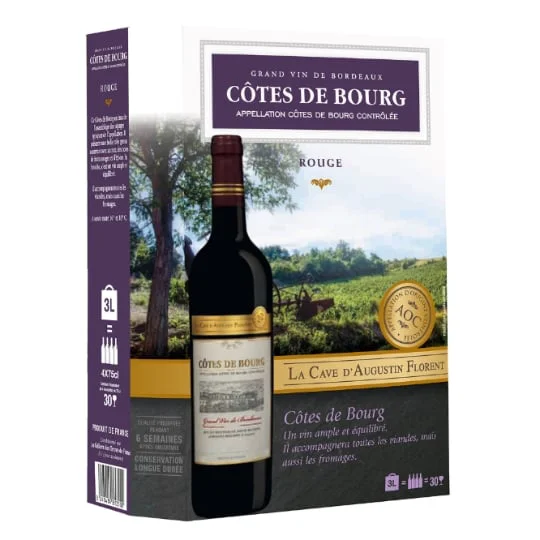 Vin Rouge Bordeaux AOP Côtes de Bourg