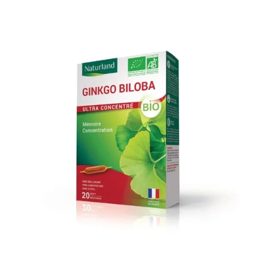 Complément alimentaire bio Mémoire Concentration