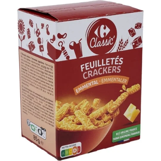 Biscuits apéritif à l'emmental