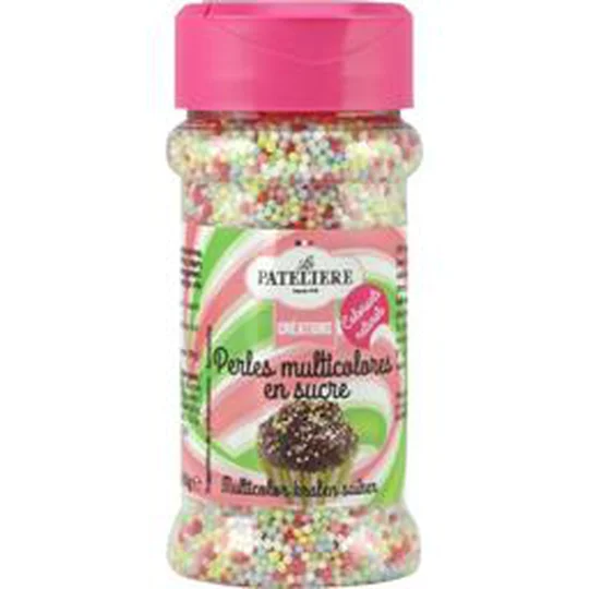 Créations - Perles multicolores en sucres