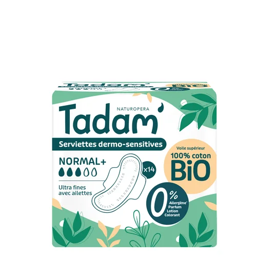 Serviettes ultra normal Dermo-sensitives bio