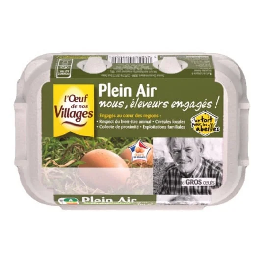 Oeufs de Plein Air Calibre Gros