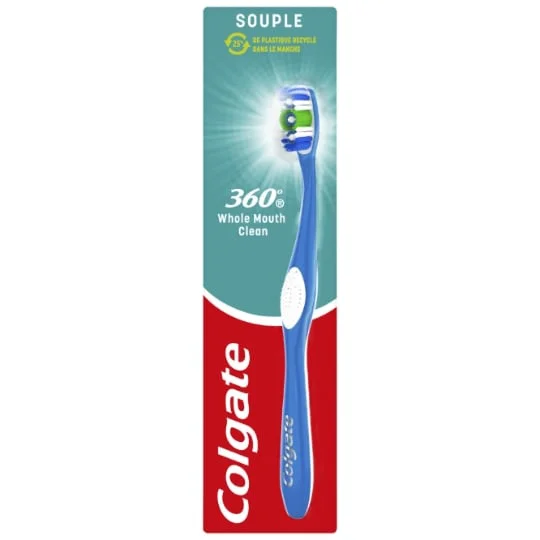 Brosse À Dents Souple À Brins Lisse 360° Whole Mouth Clean