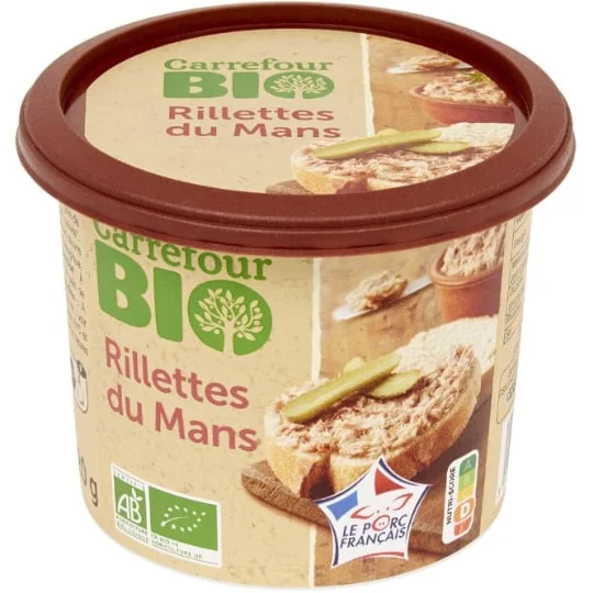 Rillettes du mans bio