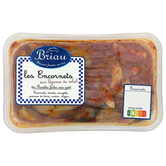 Encornet farçi aux légumes