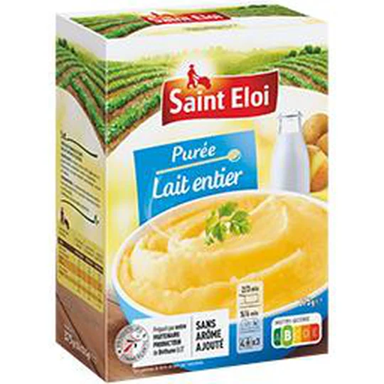 Purée lait entier