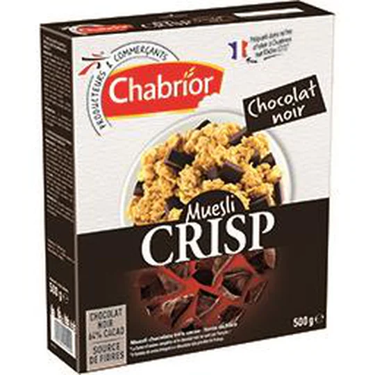 Muesli Crisp chocolat noir