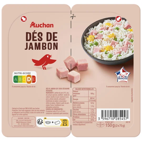 Dés de jambon