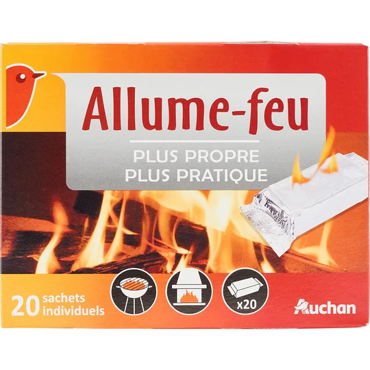 Allume-feu en sachets individuels