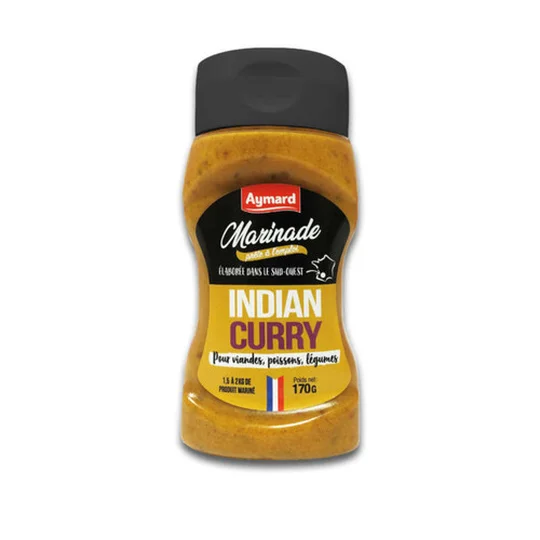 Marinade indian curry pot