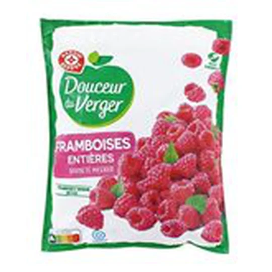 Framboises entières