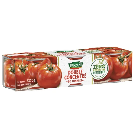 Sauces tomates double concentré