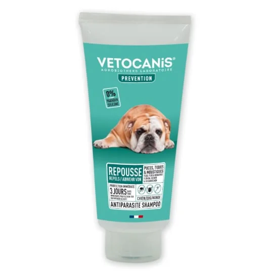 Antiparasitaire pour chien shampooing