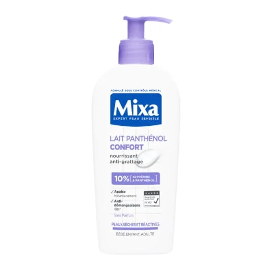 Lait corps Panthénol Confort Anti-Démangeaisons