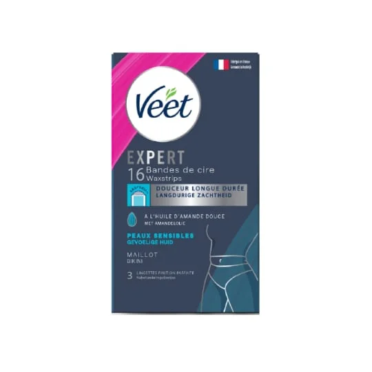 Bandes De Cire Expert Maillot Peaux Sensibles