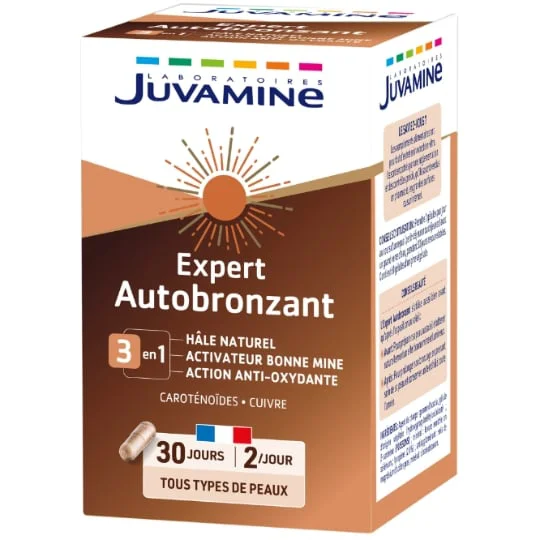 Complément Alimentaire Expert Auto Bronzant 3en1 JUVAMINE