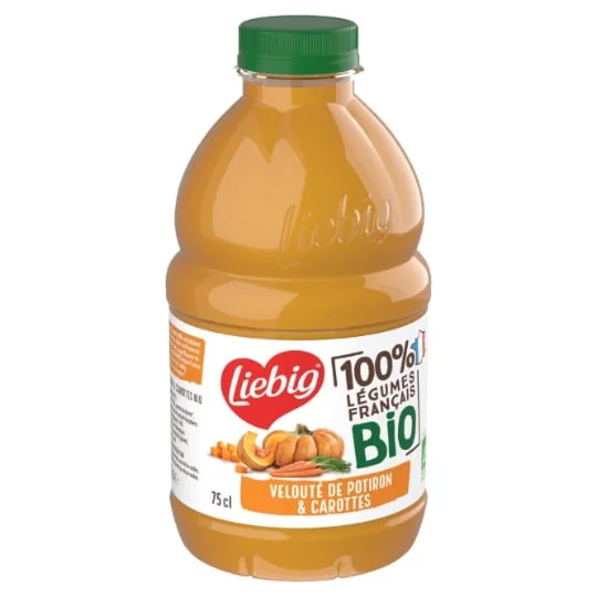 Soupe veloutée de potiron et carotte Bio