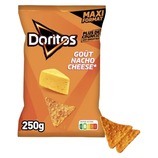 Chips tortillas nacho cheese