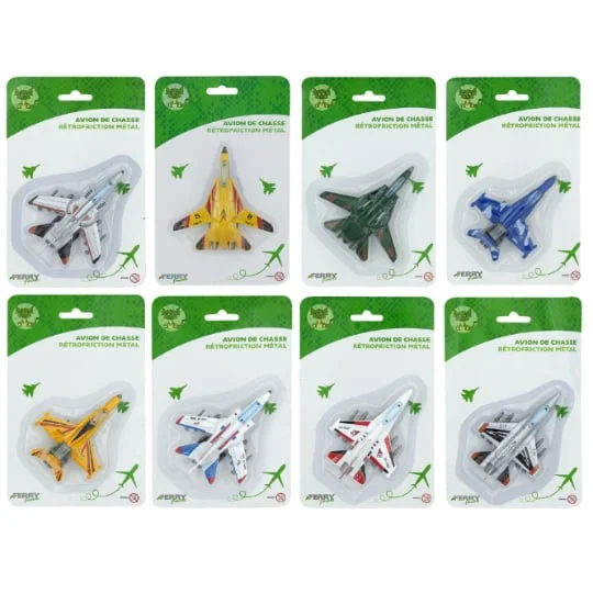 Avion de chasse rétrofriction métal
