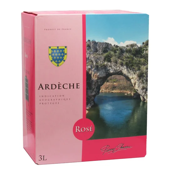 Vin Ardèche bib rosé IGP