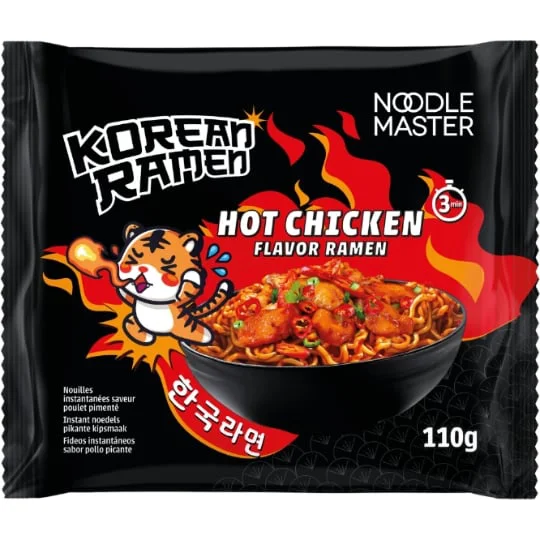 Nouilles à poêler coréennes ultra pimentées Hot chicken