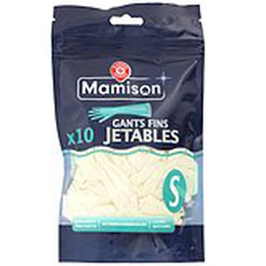 Gants jetables latex T6 x10