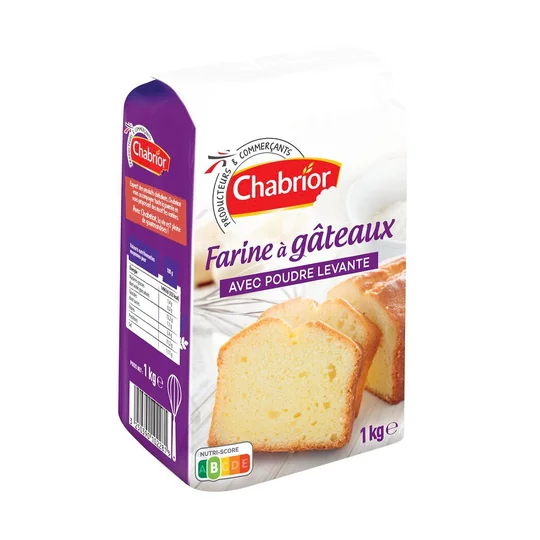Farine à gâteaux avec poudre levante