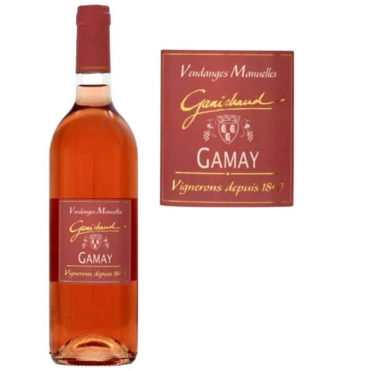 Vin rosé vin de pays du Val de Loire Gamay