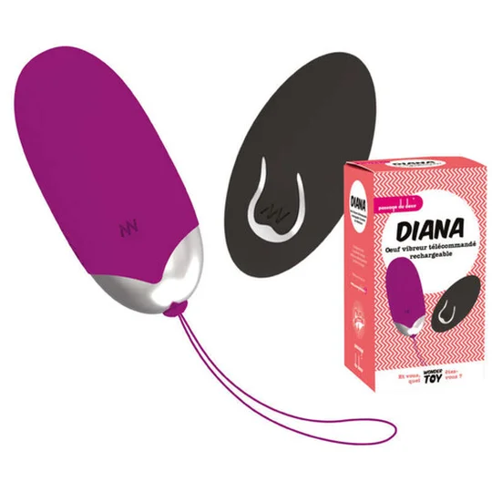 Oeuf Vibreur Diana Télécommandé Rechargeable