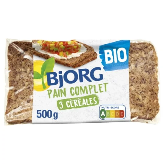 Pain complet 3 céréales bio