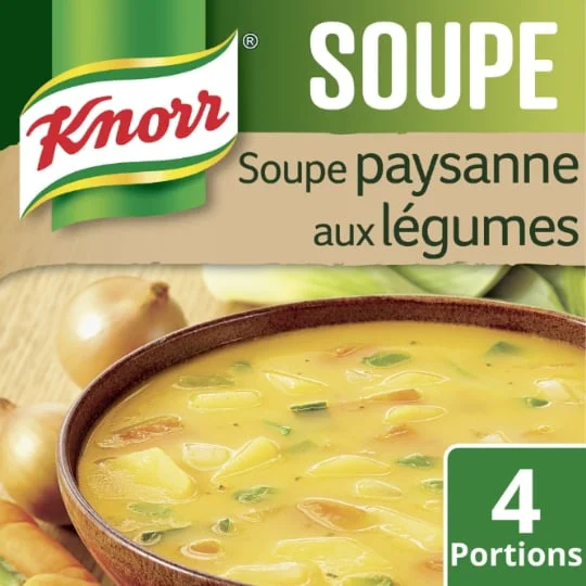 Soupe déshydratée paysanne légumes/lard