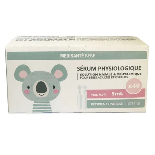 Sérum Physiologique Solution Nasale & Ophtalmique