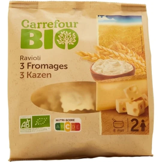 Ravioli bio 3 fromages