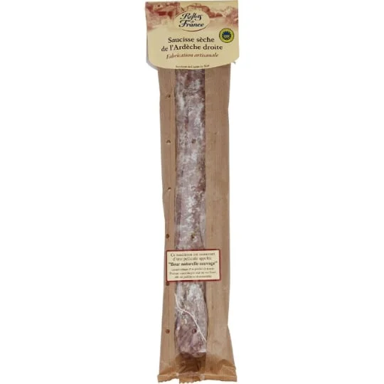 Saucisse sèche droite