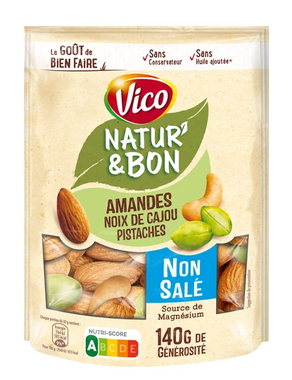 Natur'&Bon - Amandes noix de cajou pistaches