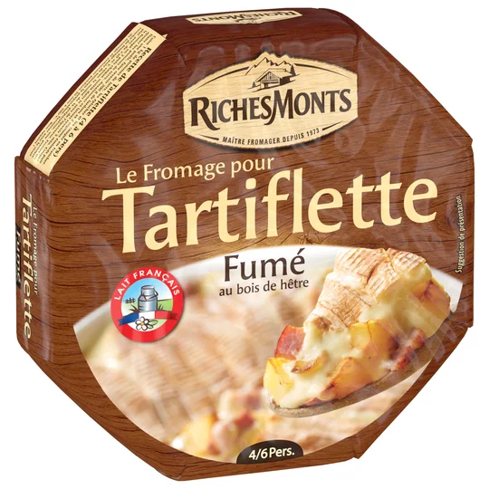 Le fromage pour tartiflette fumé au bois de hêtre