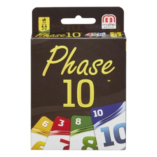 Jeu de cartes famille Phase 10