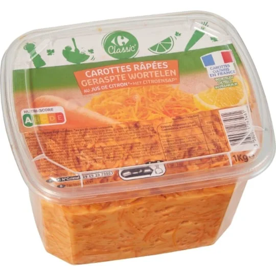 Carottes râpées