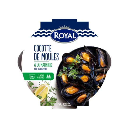 Plat cuisinés moules à la marinière