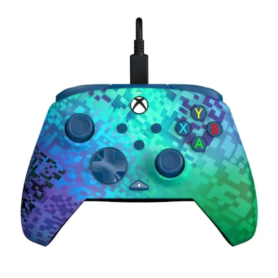 Manette filaire REMATCH Advanced: Glitch Green Xbox