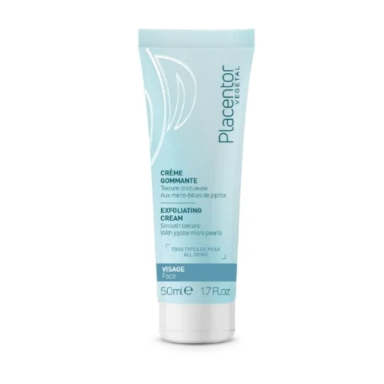 Crème visage gommante exfoliante