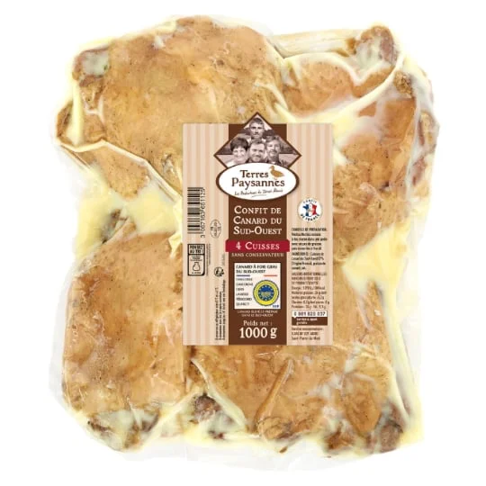 Cuisses de confit de canard IGP Sud-Ouest