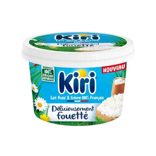 Fromage à tartiner délicieusement fouetté