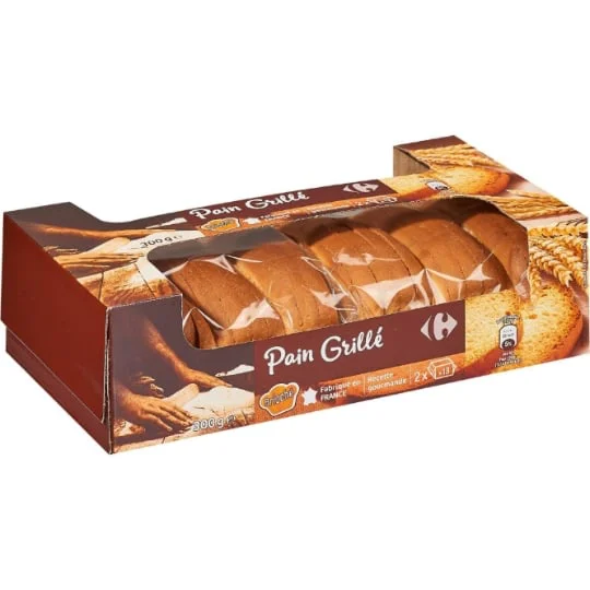 Pain grillé brioché